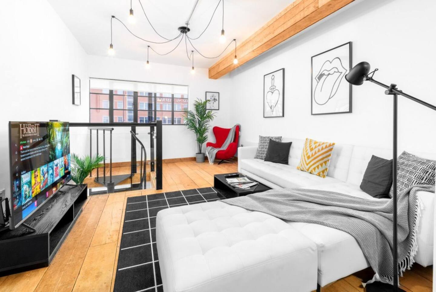 Loft Style Apartment - Near City Centre - Smart Tv- Wifi - Parking - Top Rated - 3Nt Birmingham Luaran gambar